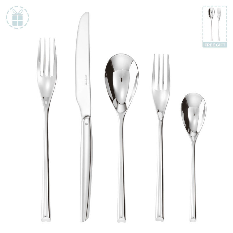 Flatware place setting, 40 pieces