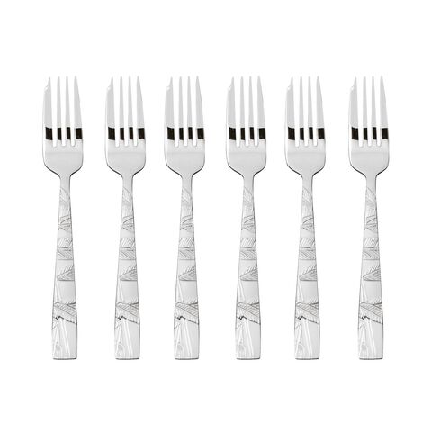 6 cake forks set 