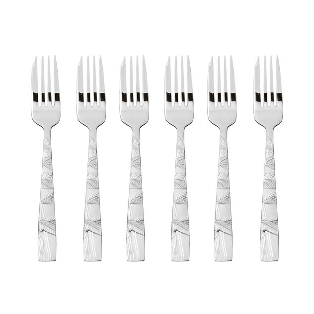 6 cake forks set  image number 0