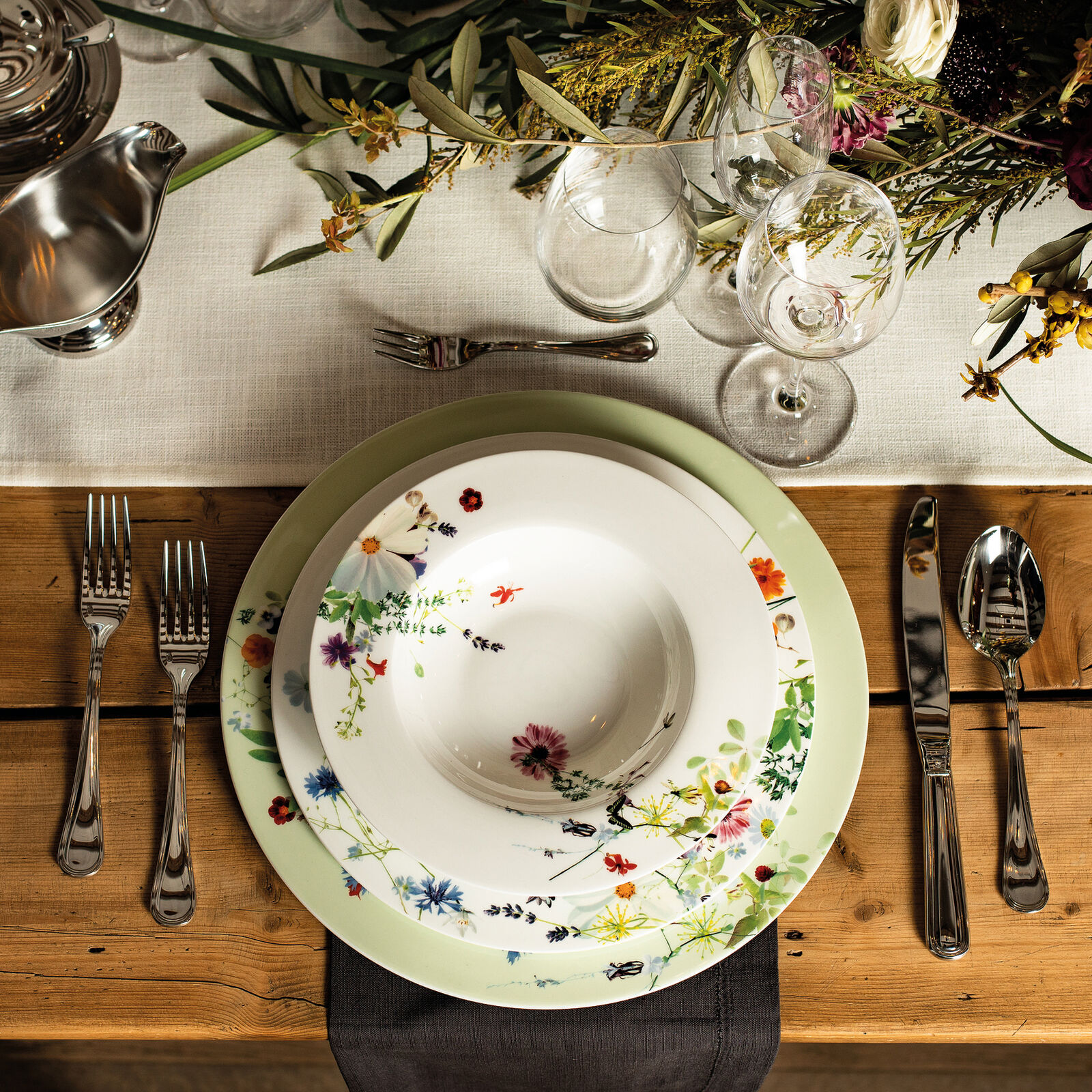 Flatware place setting, 5 pieces  image number null