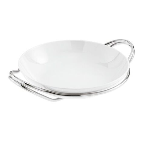 Rice dish with holder 