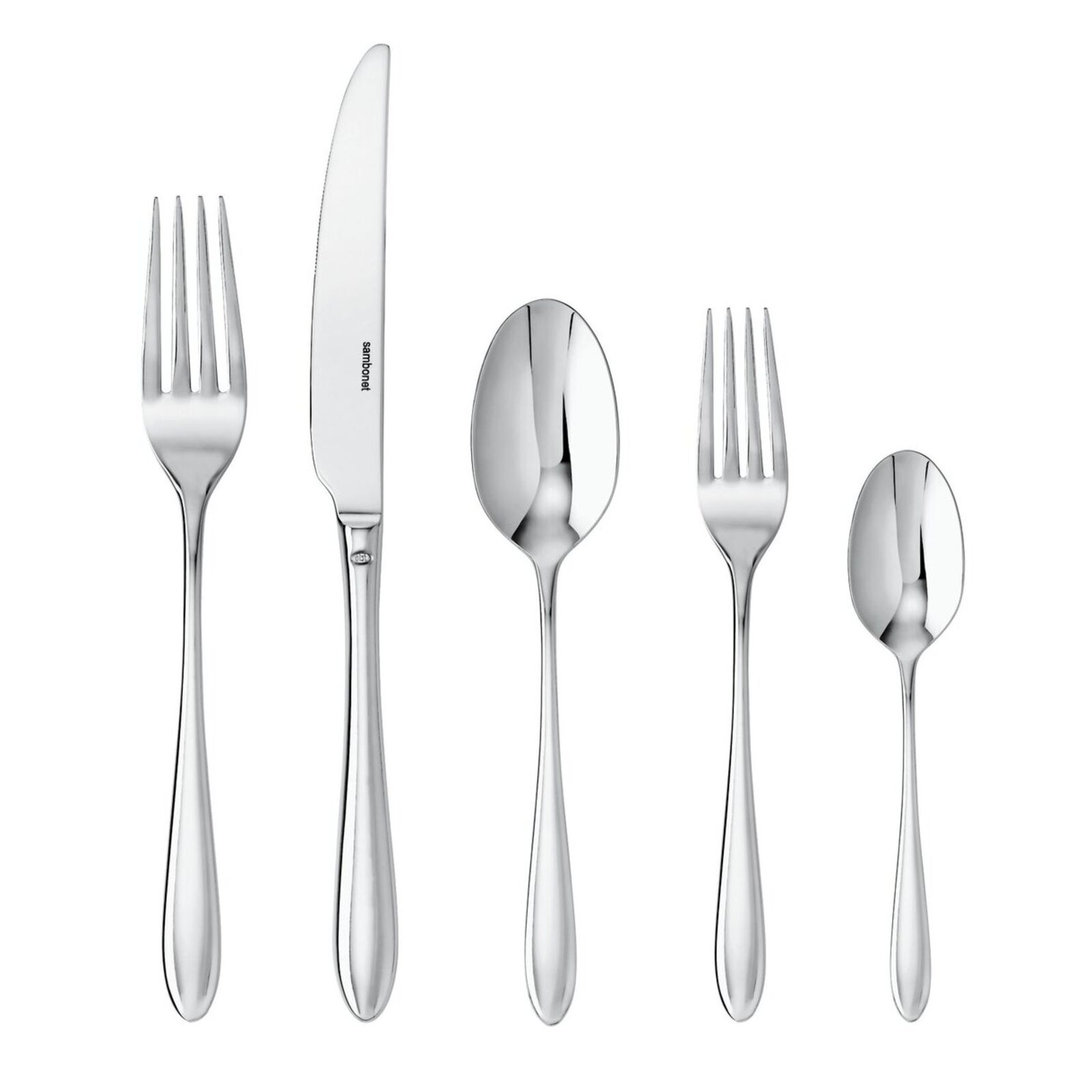 Flatware place setting, 5 pieces  image number null