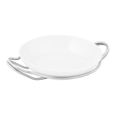 Rice dish with holder 