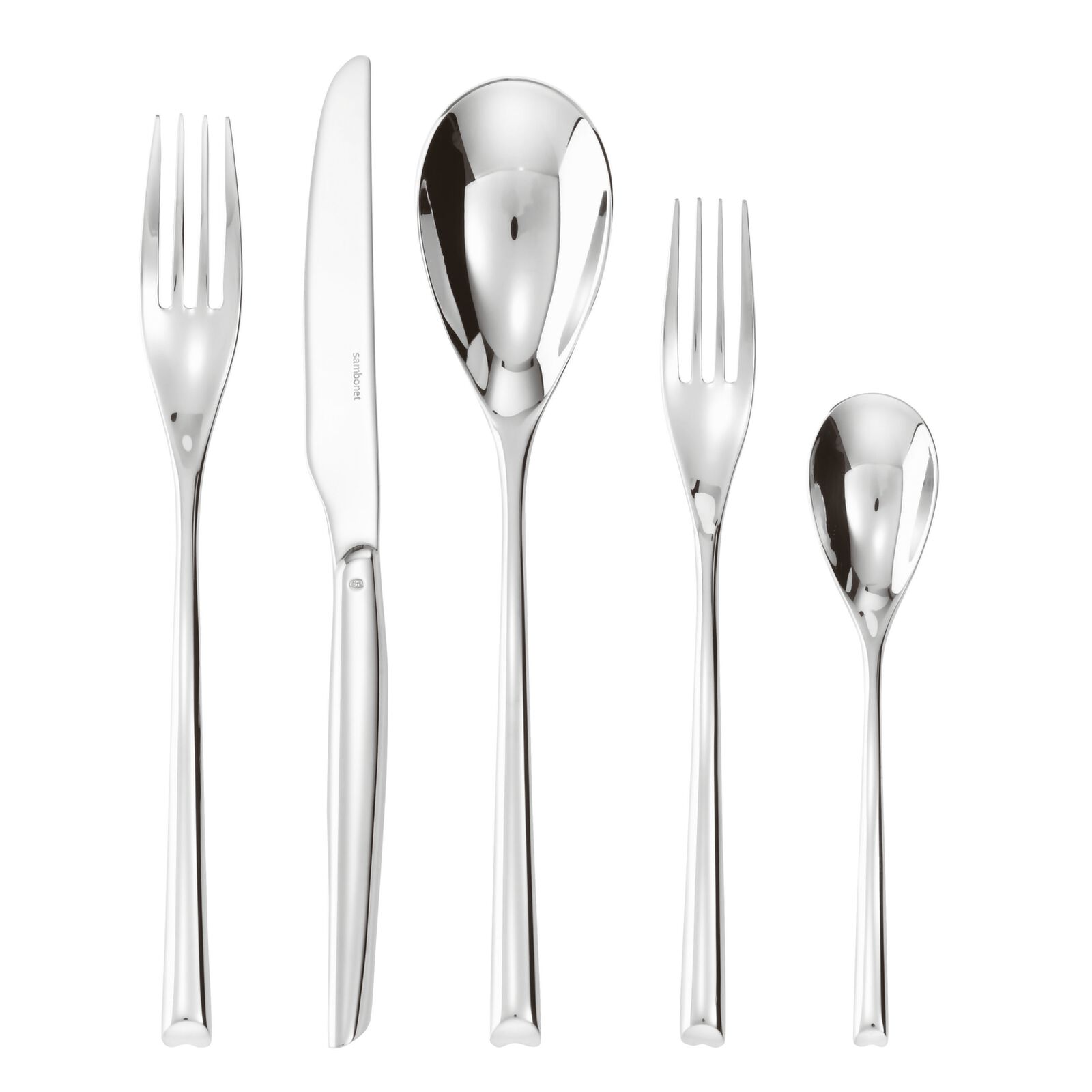 Flatware place setting, 5 pieces  image number null