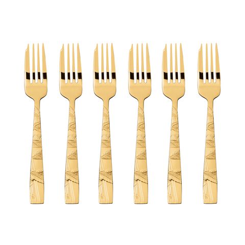 6 cake forks set 
