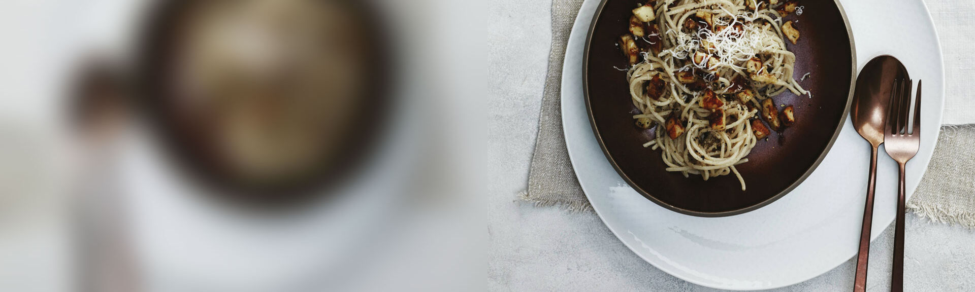Copper flatware