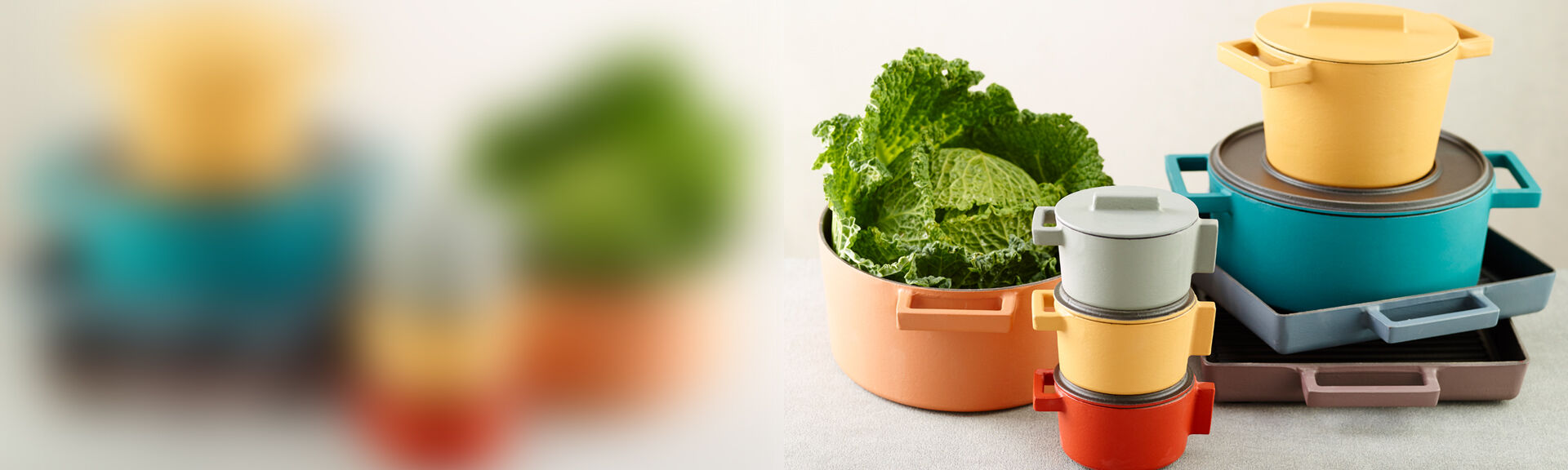Cast iron casserole pot