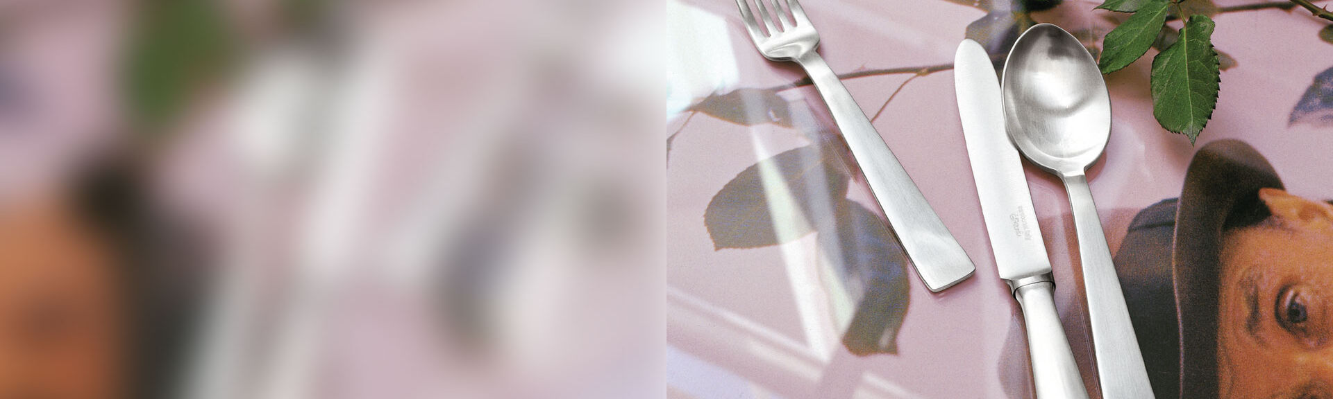 Matte flatware