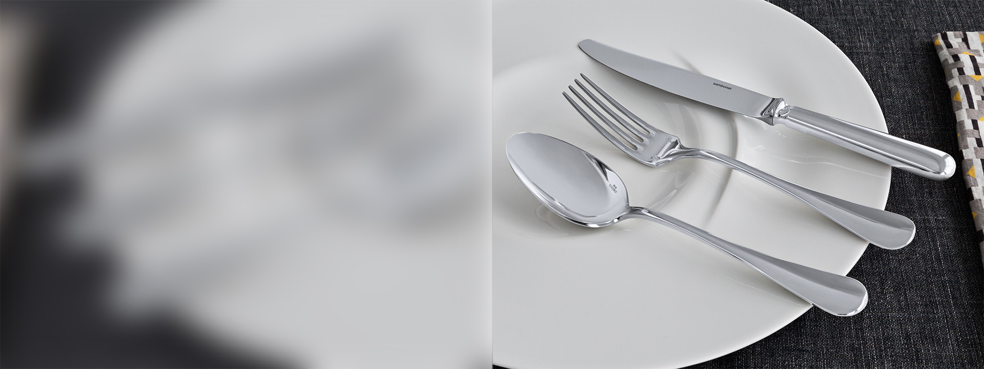 Silver plated flatware